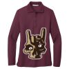 Ladies Silk Touch Long Sleeve Polo Thumbnail