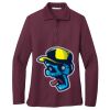 Ladies Silk Touch Long Sleeve Polo Thumbnail