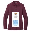 Ladies Silk Touch Long Sleeve Polo Thumbnail